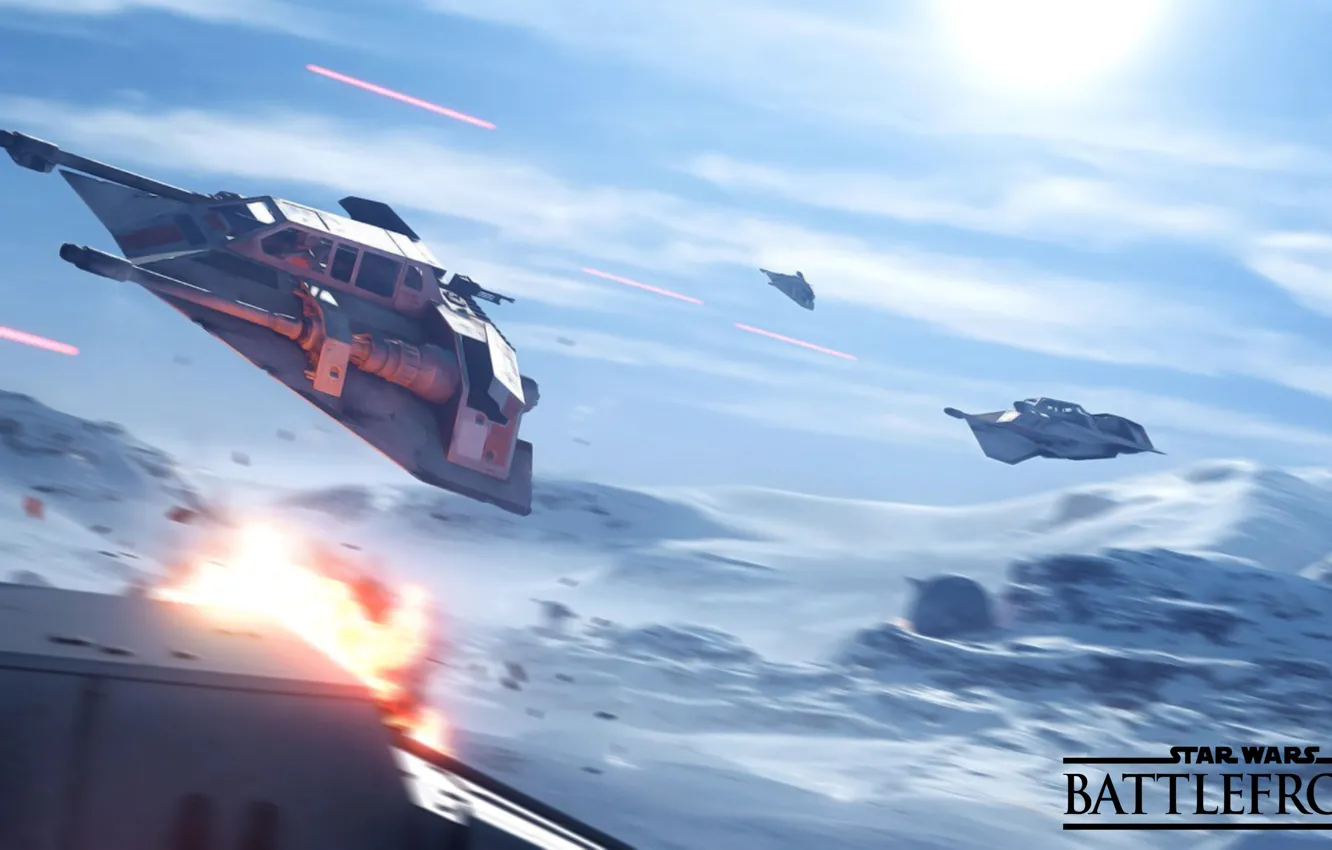 Фото обои снег, игры, снегоходы, Electronic Arts, DICE, Повстанцы, Хот, Rebels