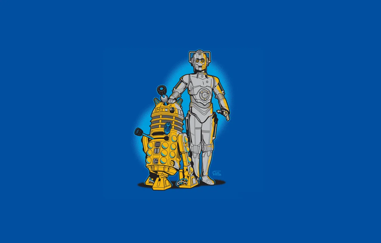 Фото обои стиль, роботы, star wars, r2d2, звёздные воины