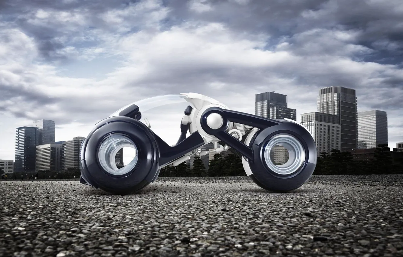 Фото обои фантазия, мото, Peugeot RD Concept Side