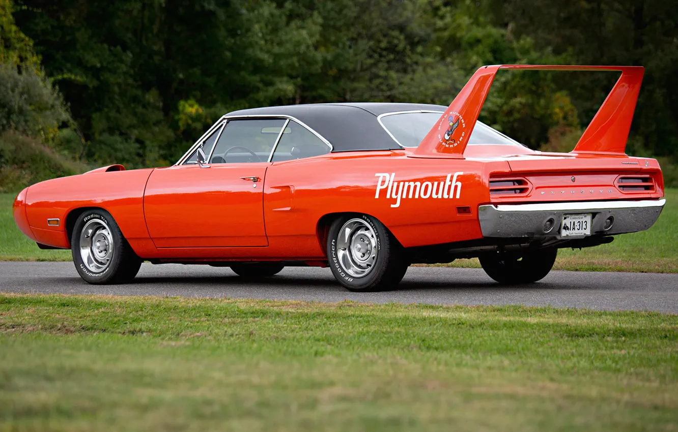 Фото обои мускул кар, Plymouth, плимут, Superbird, Road Runner