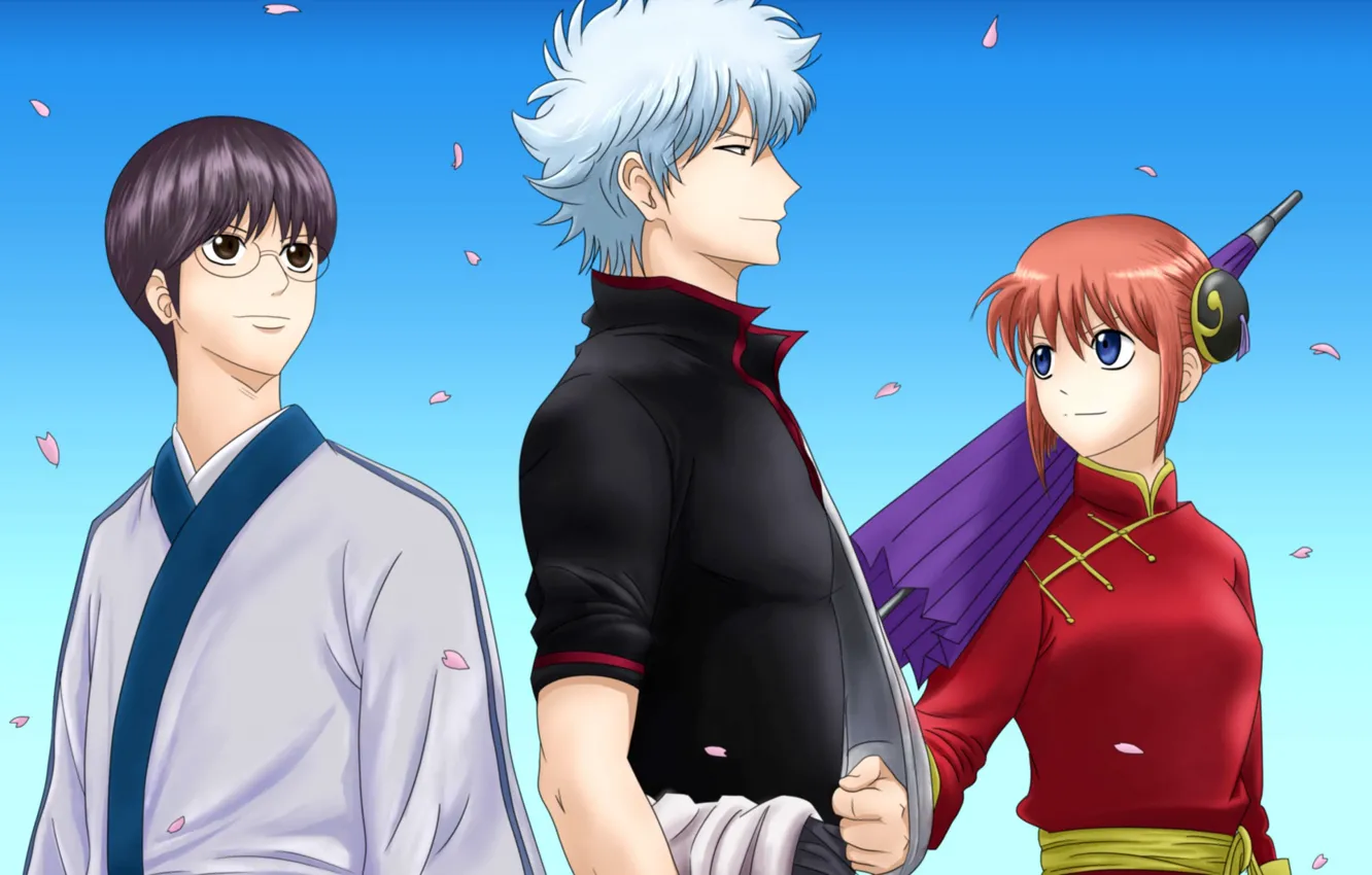 Фото обои фон, Gintama, персонади