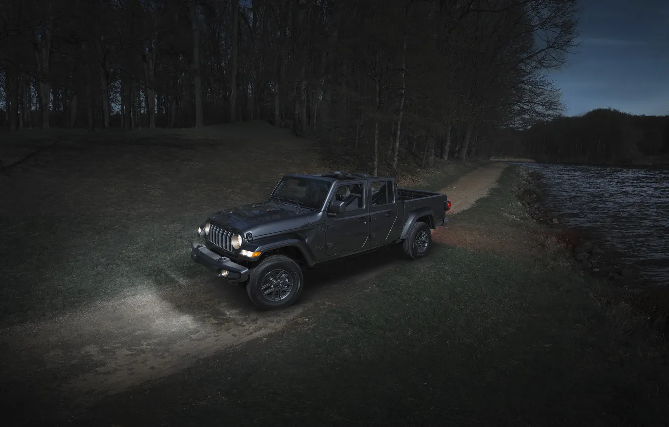 Фото обои Gladiator, Jeep, 2025, Dark Sky, Jeep Gladiator