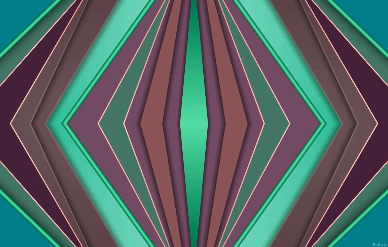 Фото обои полосы, цвет, градиент