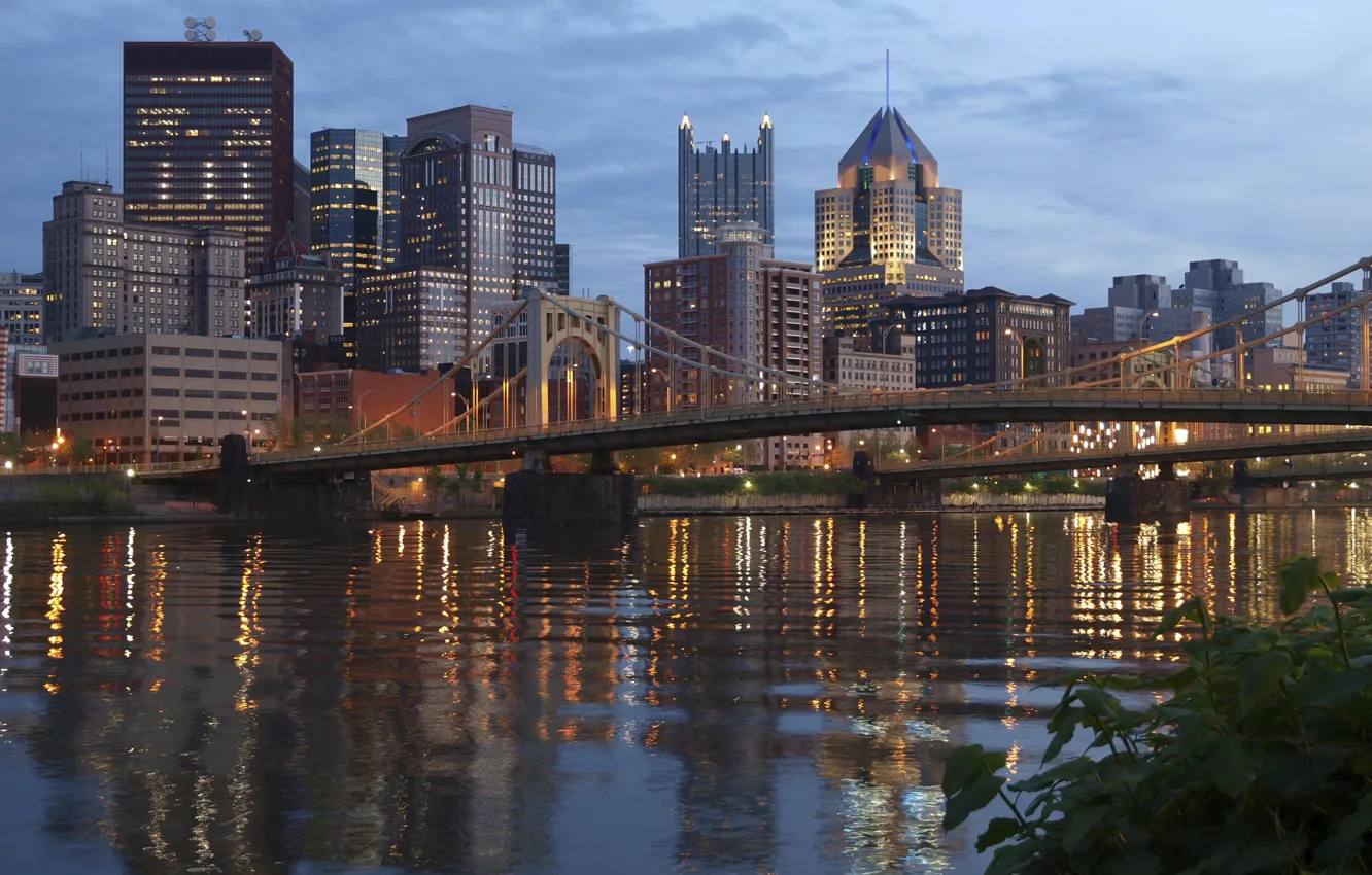 Фото обои city, город, USA, Pennsylvania, Pittsburgh