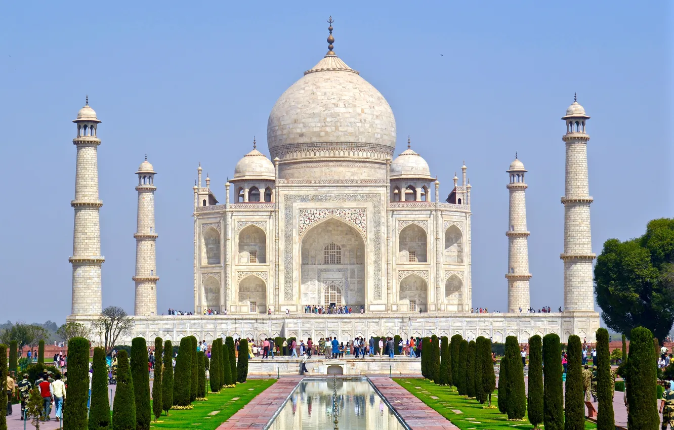 Фото обои tower, architecture, building, travel, The Taj Mahal