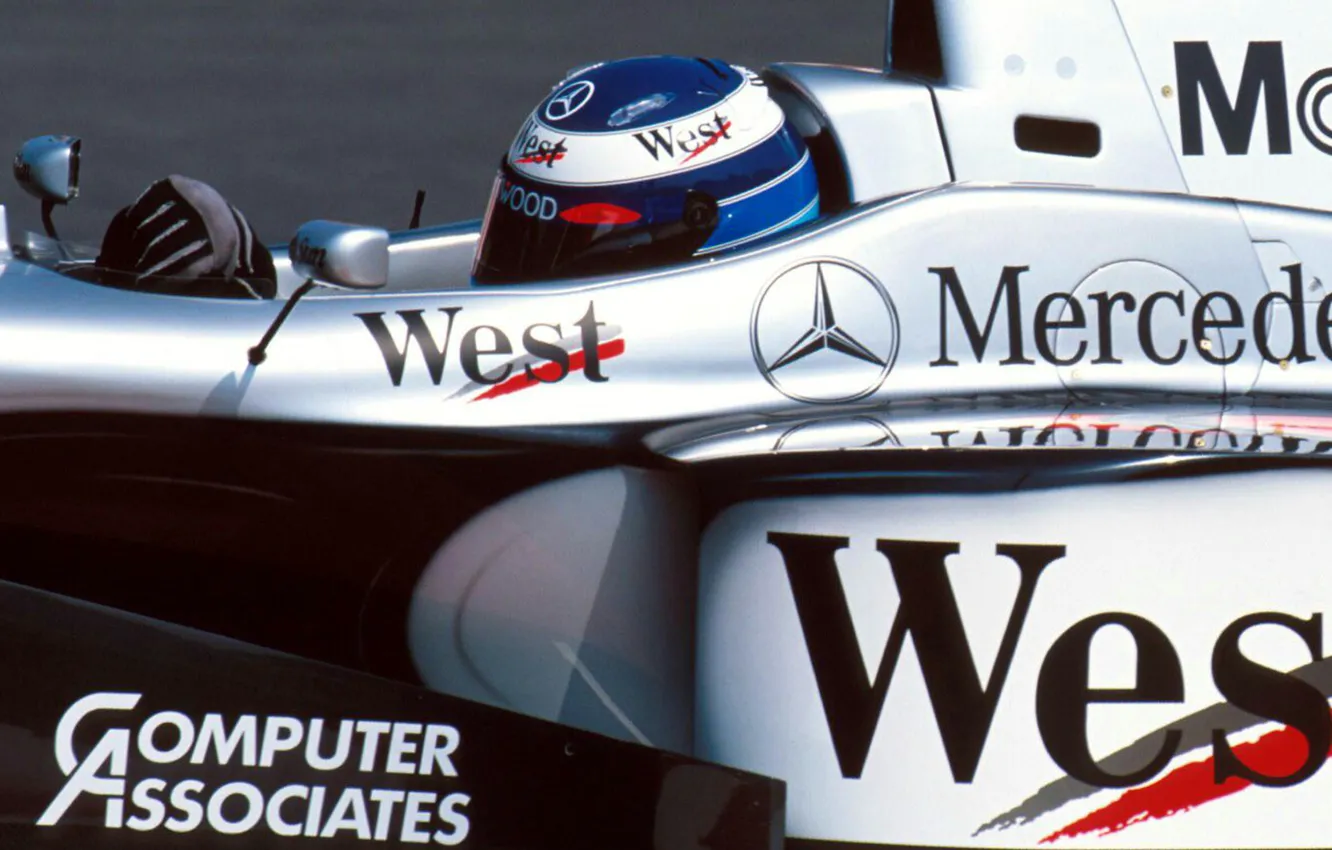 Фото обои McLaren, Профиль, Retro, МакЛарен, F1, Hakkinen