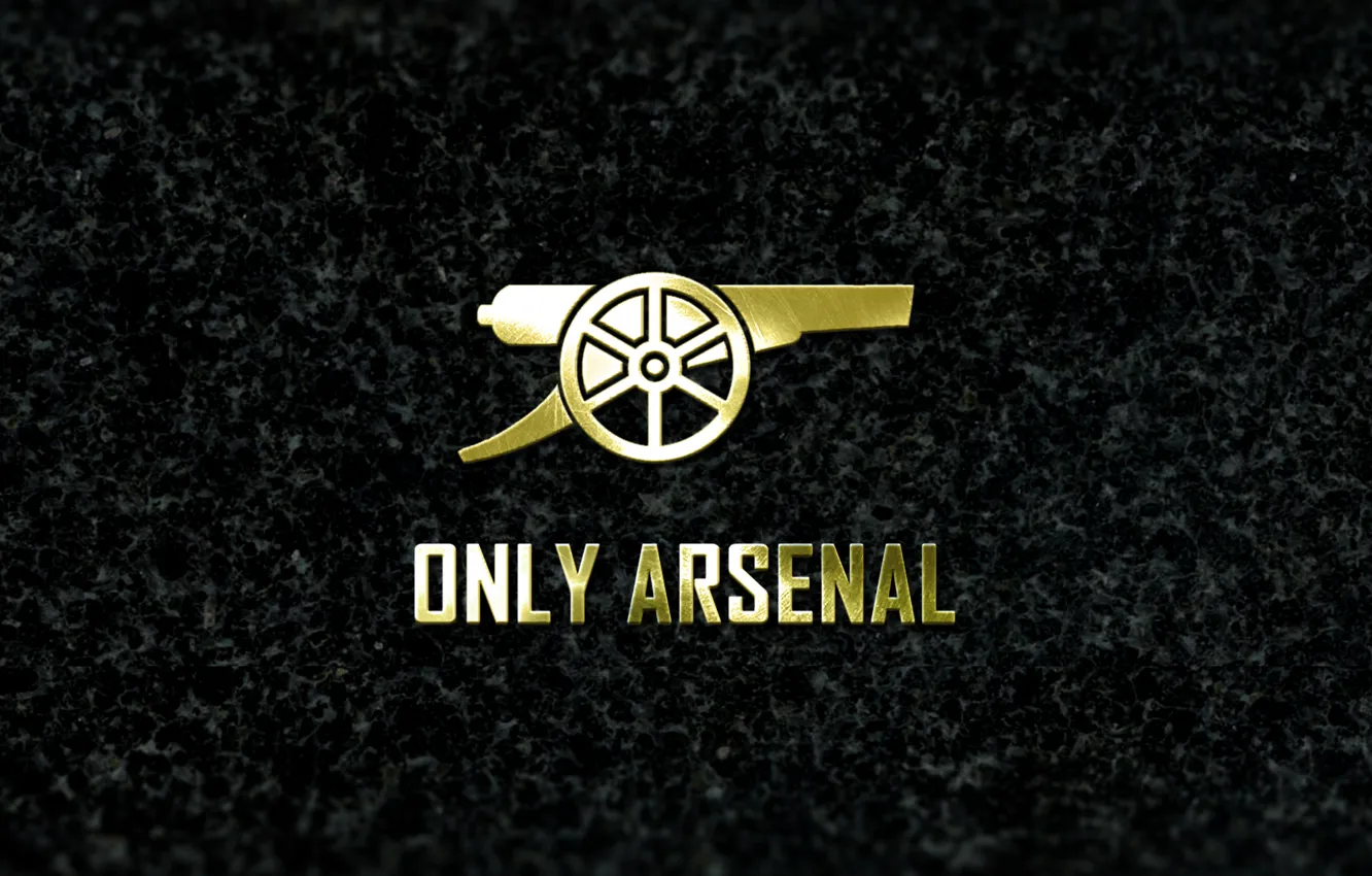 Фото обои logo, football, Arsenal, Minimalism, granit