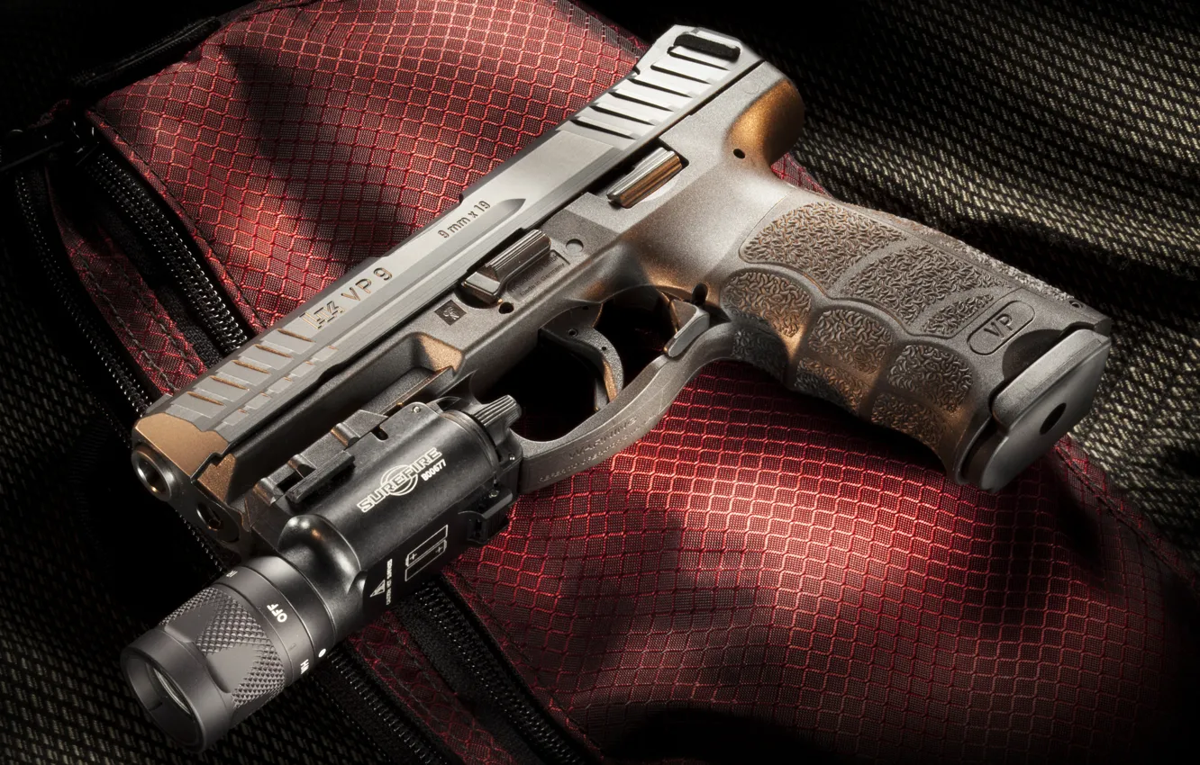Фото обои пистолет, оружие, Heckler &amp; Koch