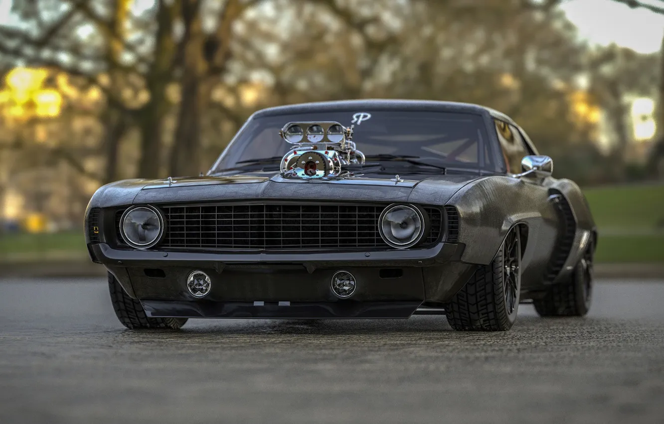 Фото обои Авто, Chevrolet, Машина, Camaro, Рендеринг, Concept Art, Chevrolet Camaro SS, Transport & Vehicles