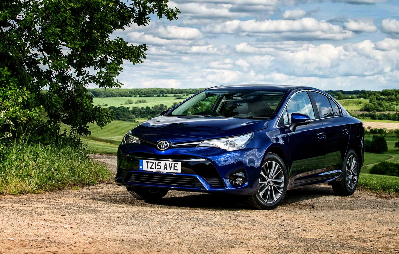 Фото обои Toyota, тойота, UK-spec, 2015, Avensis, авенсис, T270