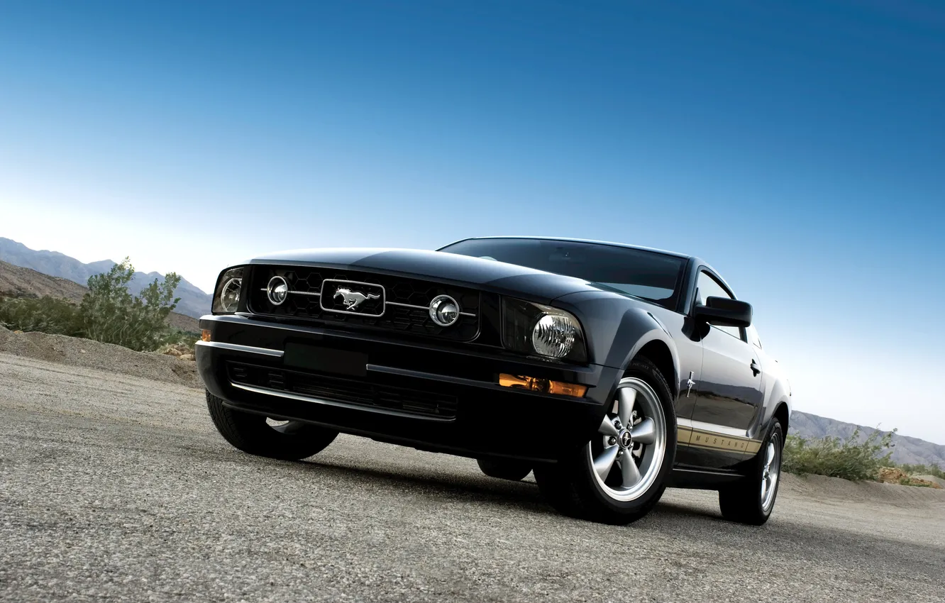 Фото обои Mustang, Ford, Авто, Muscle, Мустанг, Car