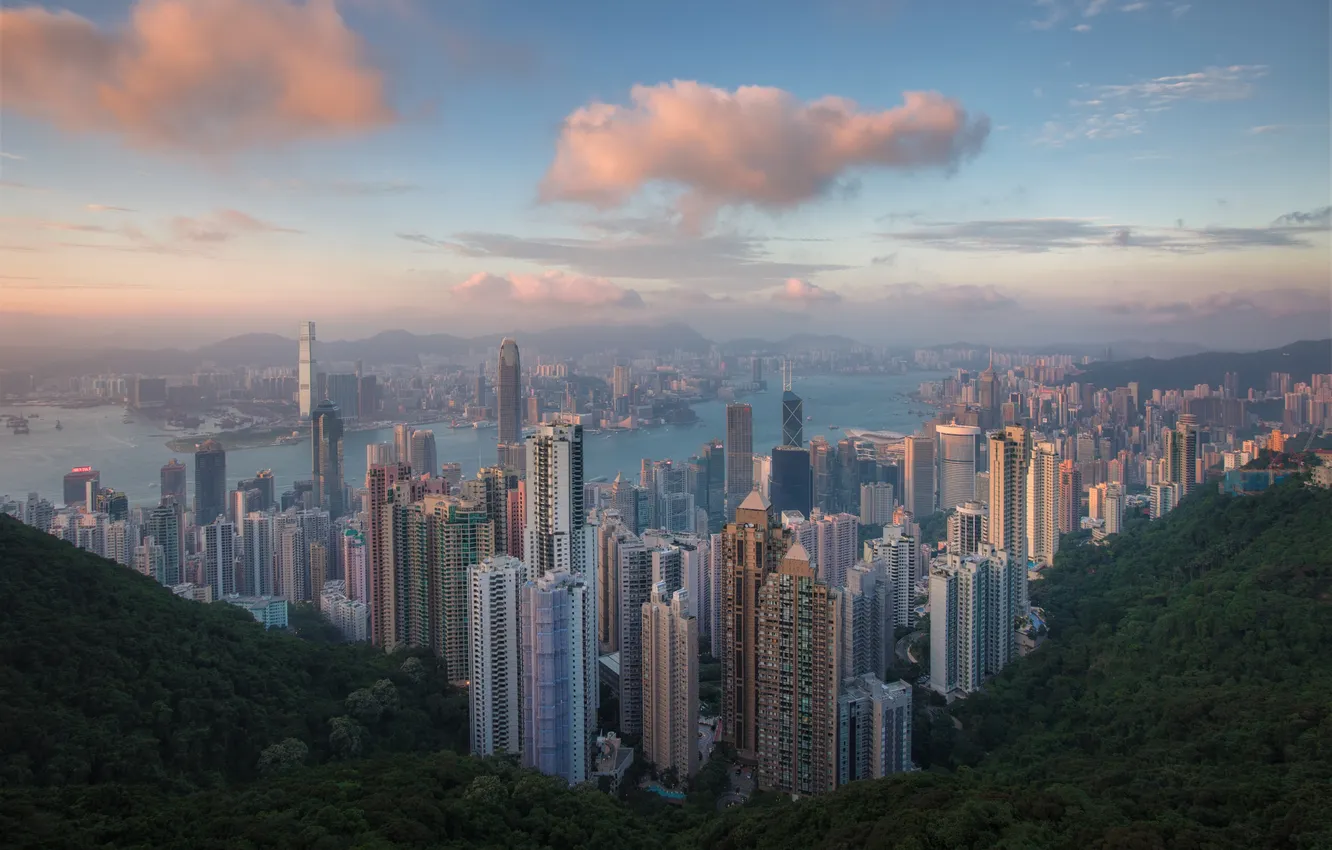 Фото обои Гонконг, Китай, sunset, asia, china, Hong Kong