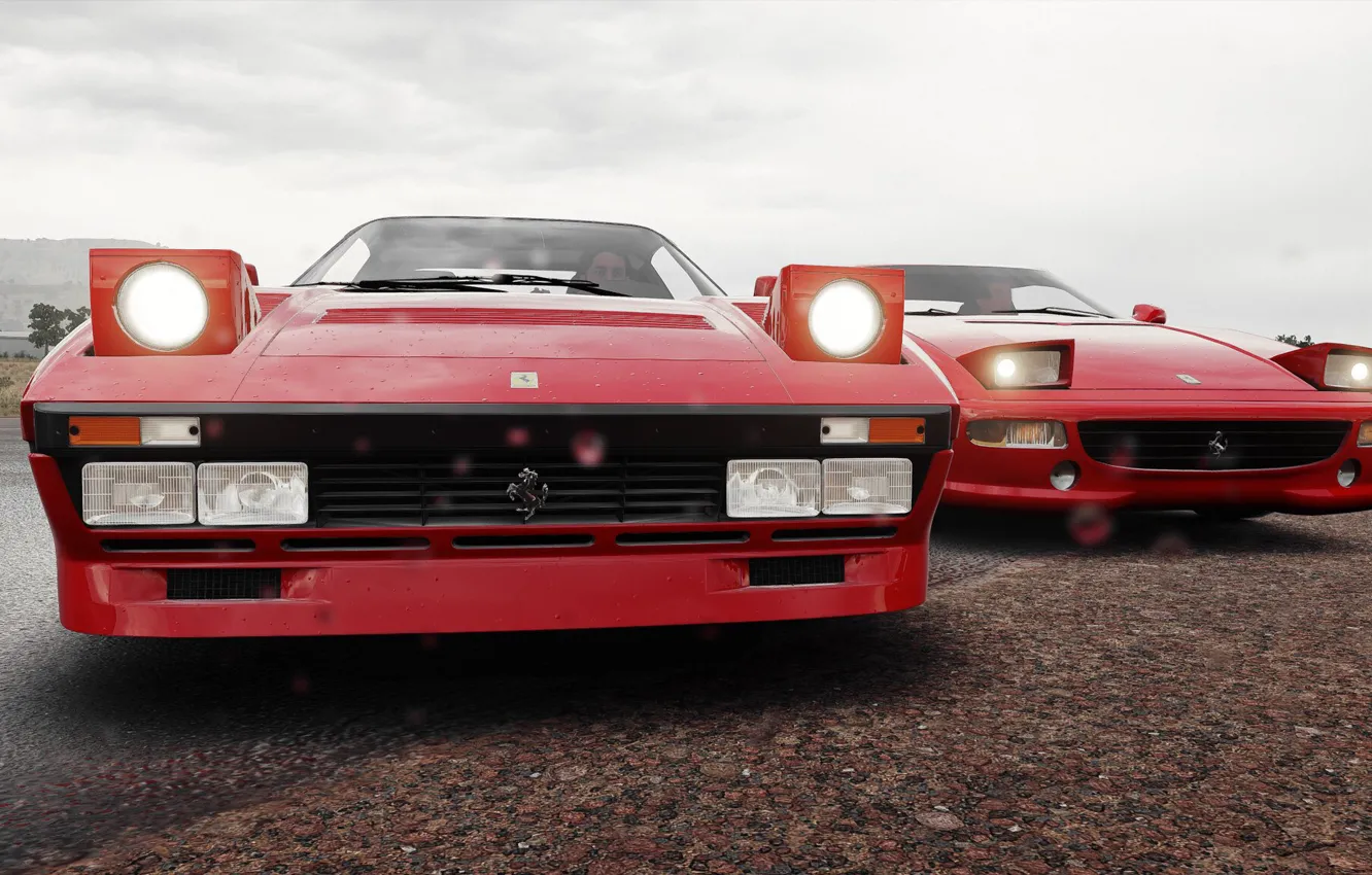 Фото обои Ferrari, 288 GTO, F355 Berlinetta F1