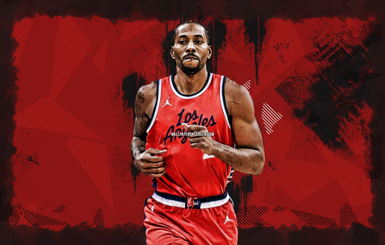 Фото обои NBA, Basketball, American, Los Angeles Clippers, Clippers, Kawhi Leonard, Leonard, LA Clippers