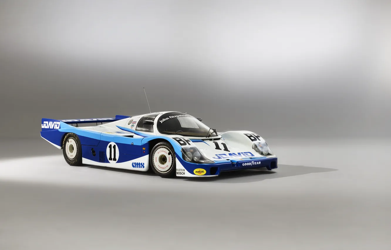 Фото обои Porsche, 24 Hours of Le Mans, 24 часа Ле-Мана, 1983, Sports prototype, Спортпрототип, Гонка на …