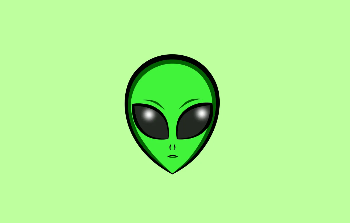 Фото обои minimalism, alien, wallpapers, space alien