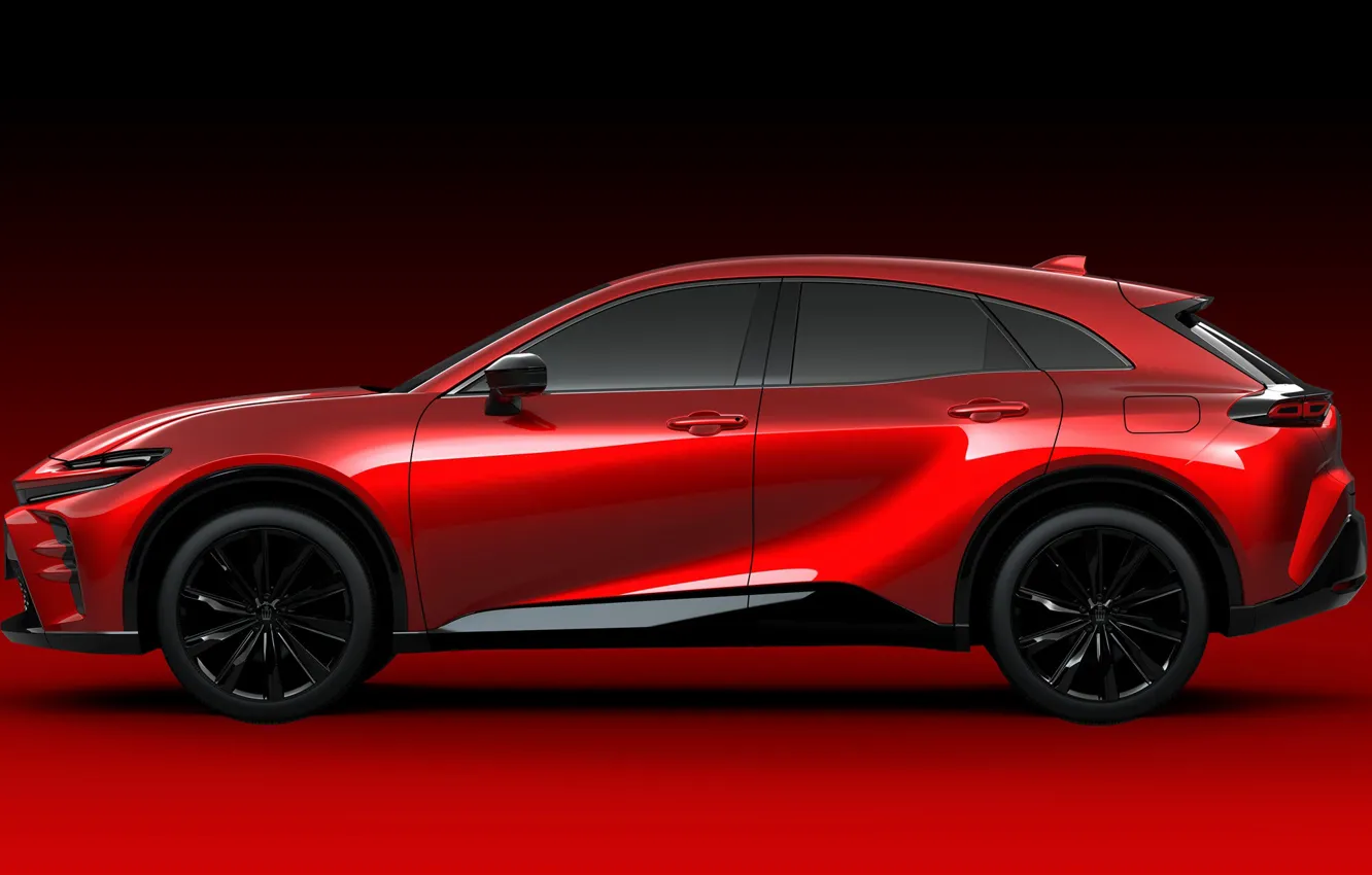 Фото обои Concept, Toyota, вид сбоку, Sport, Crown, 2022