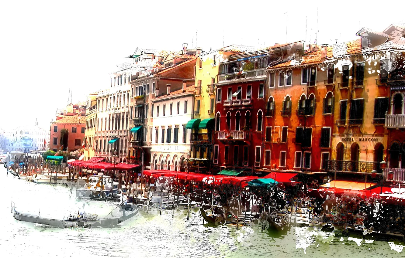 Фото обои Italy, Venezia, Grande canal