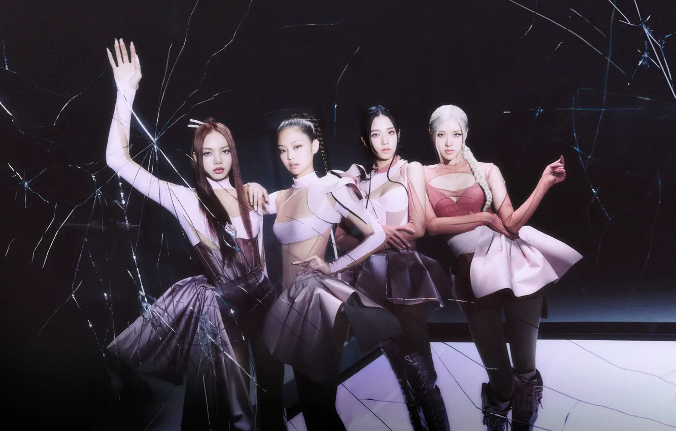 Фото обои Лиса, Дженни, Rose, Lisa, красивые девушки, попса, Jennie, Blackpink