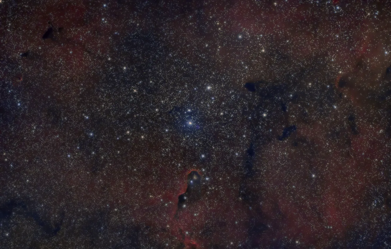 Фото обои звезды, nebula, Elephant's Trunk, IC 1396