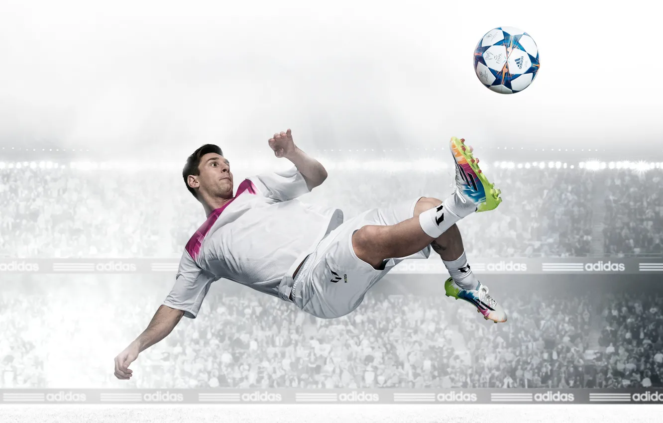 Фото обои wallpaper, sport, Adidas, stadium, football, Lionel Messi, player