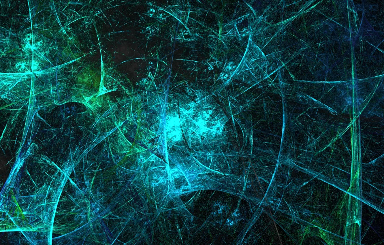 Фото обои лучи, свет, линии, цвет, паутина