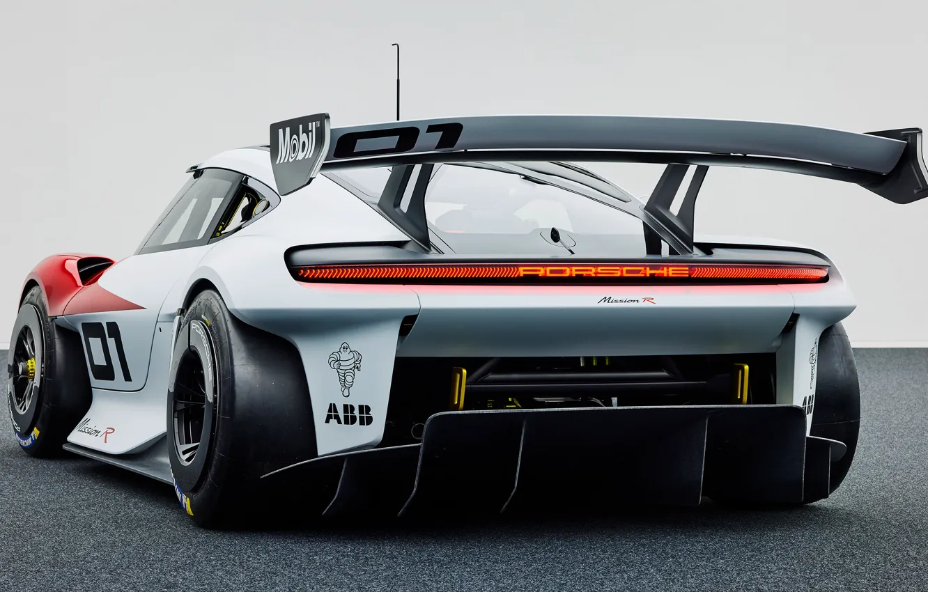 Фото обои Concept, Porsche, 2021, Mission R, Porsche Mission R Concept