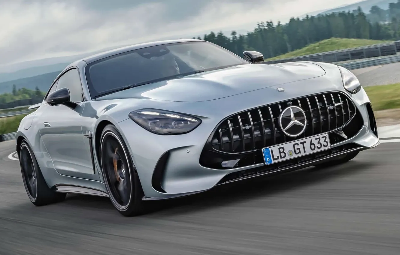 Фото обои шоссе, Mercedes, AMG, Mercedes-AMG GT, 2023