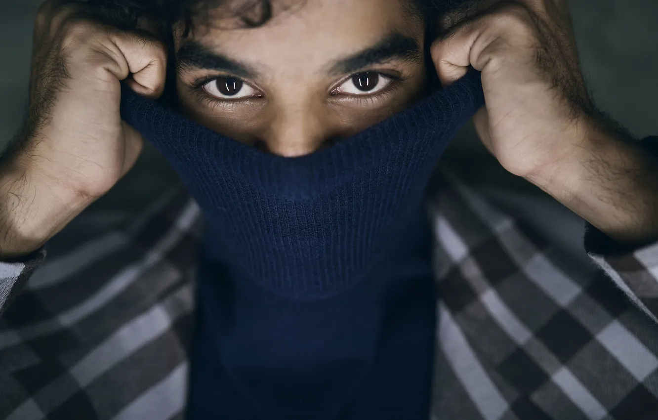 Фото обои взгляд, портрет, мужчина