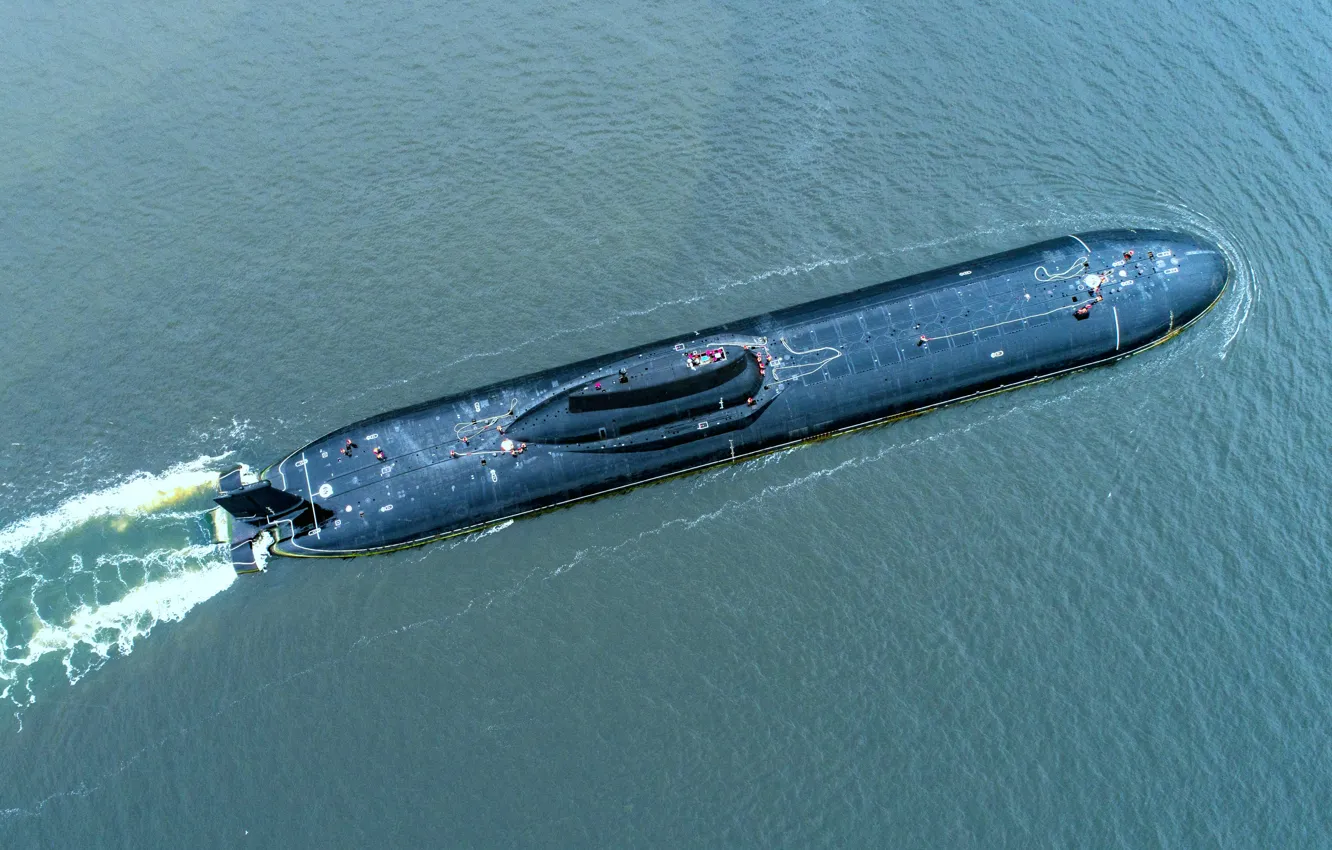 Фото обои крейсер, подводная, атомный, дмитрий донской