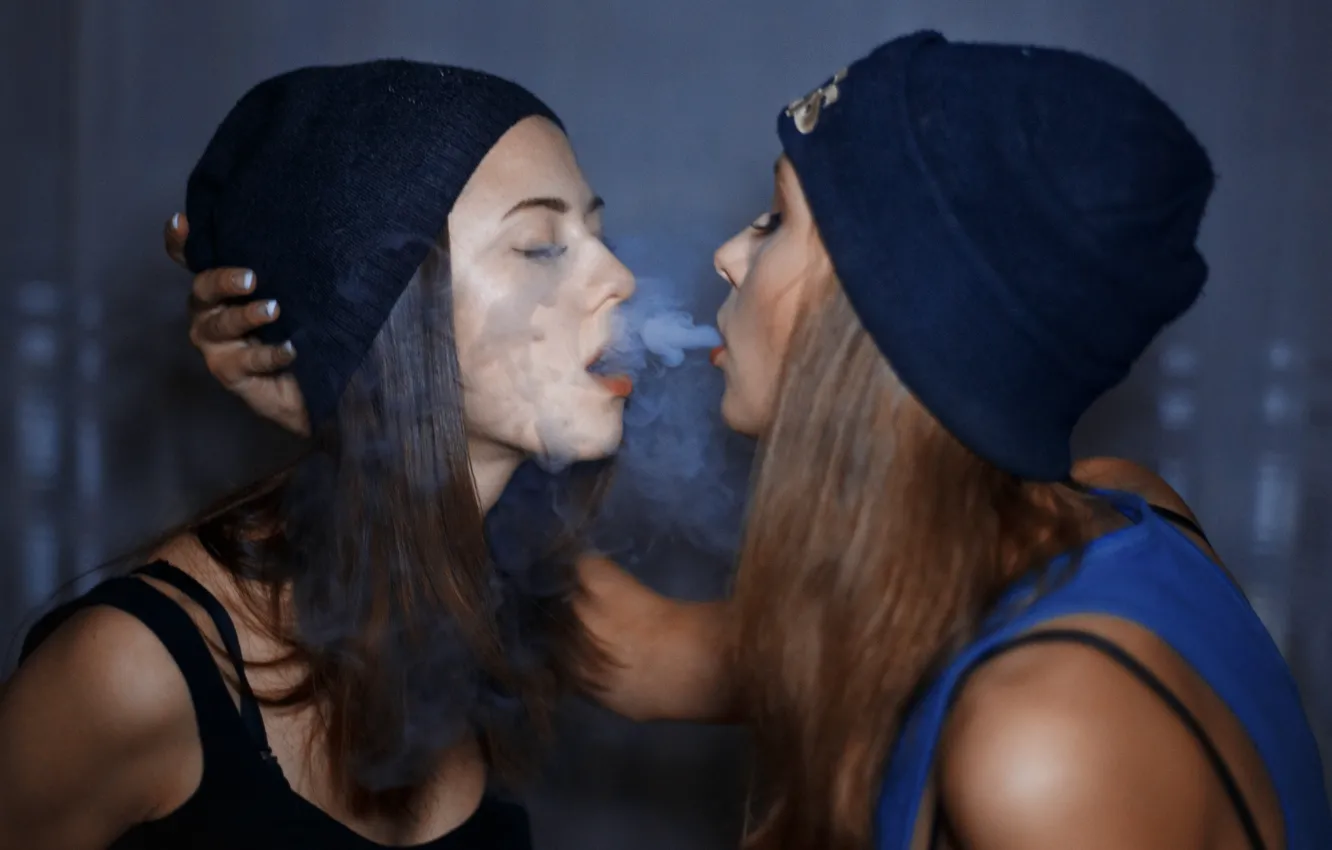 Фото обои девушки, страсть, дым, photographer, курят, Dmitry Plekhanov