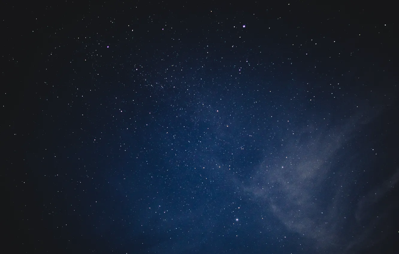 Фото обои космос, звезды, ночь, фото, длинная выдержка, Sareas