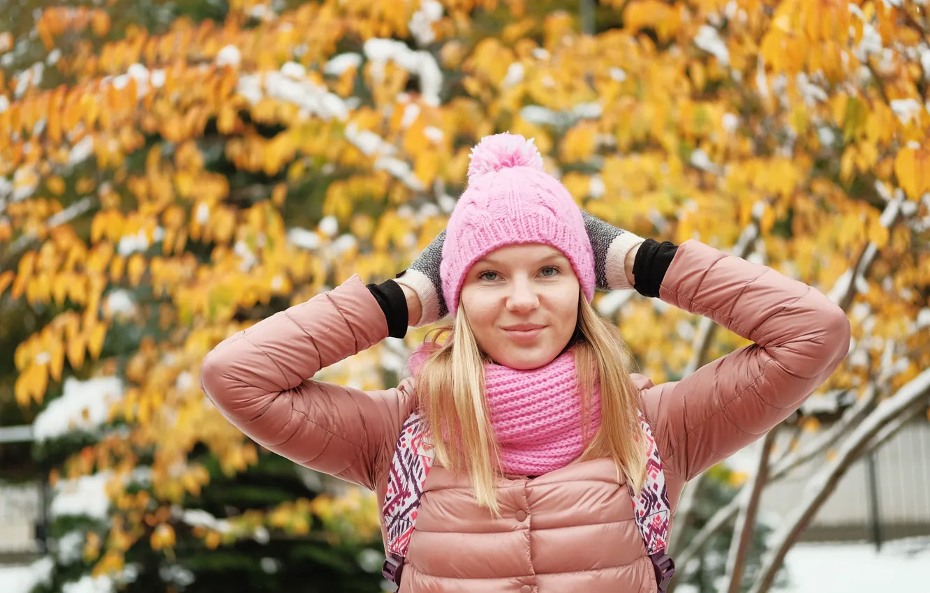 Фото обои взгляд, девушка, Masha