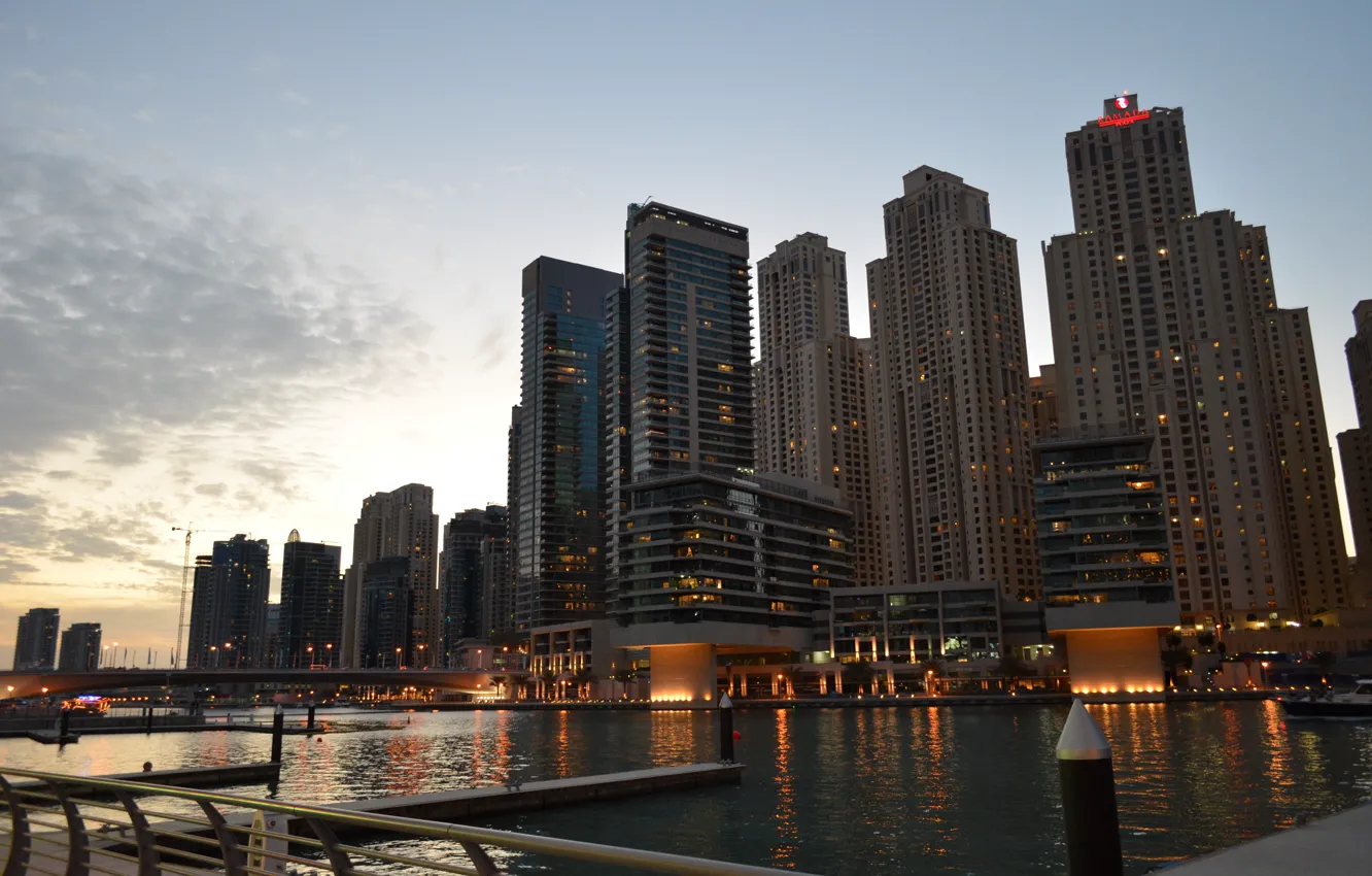Фото обои Дубай, Dubai, Marina