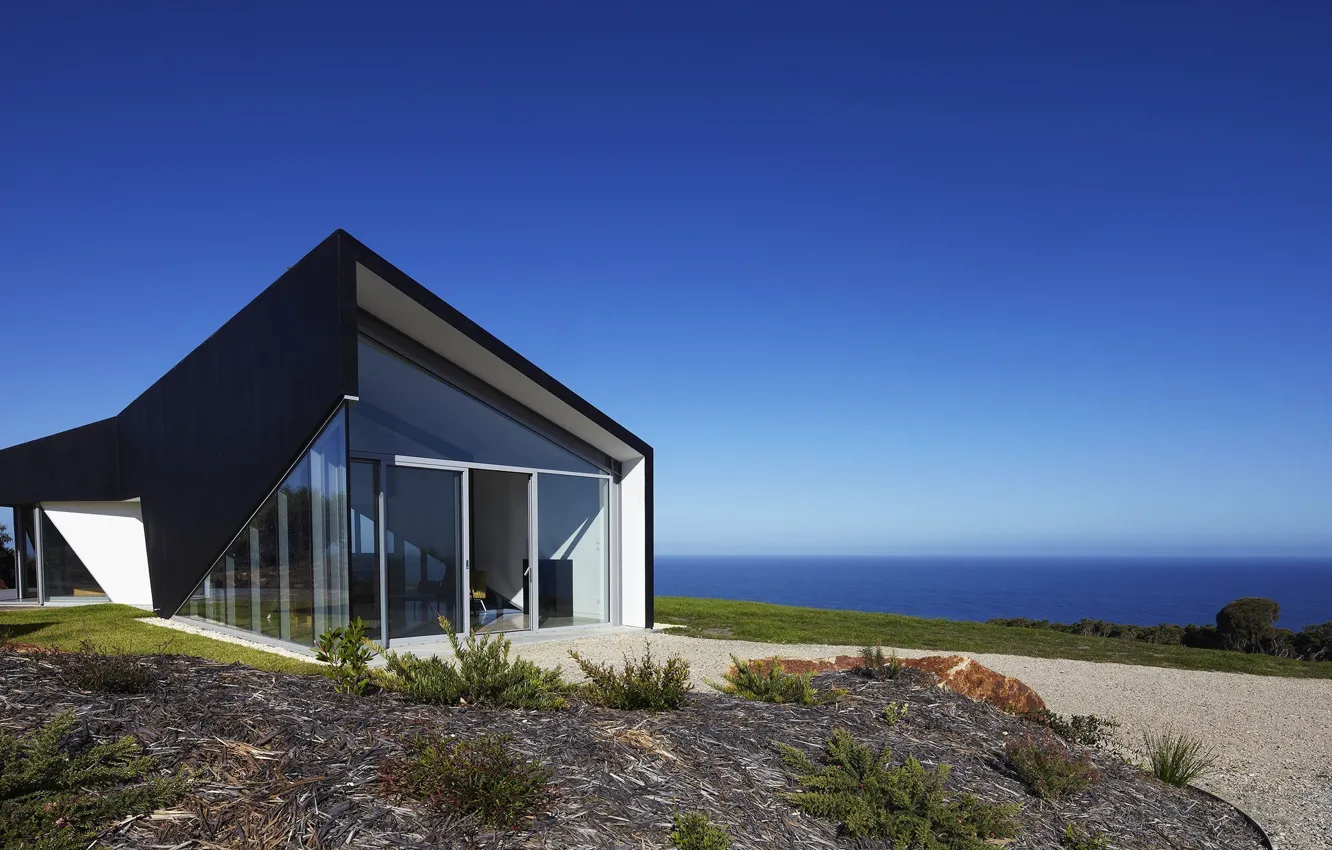 Фото обои дом, океан, архитектура, Scape House, by Andrew Simpson Architects
