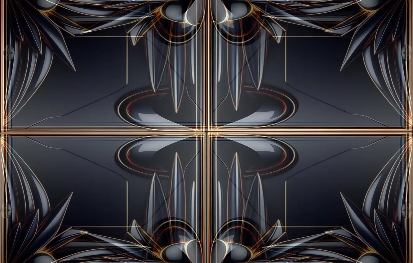 Фото обои design, art, fractal, illustration