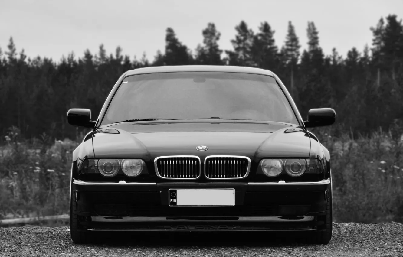Фото обои BMW, Бумер, БМВ, tuning, Stance, E38