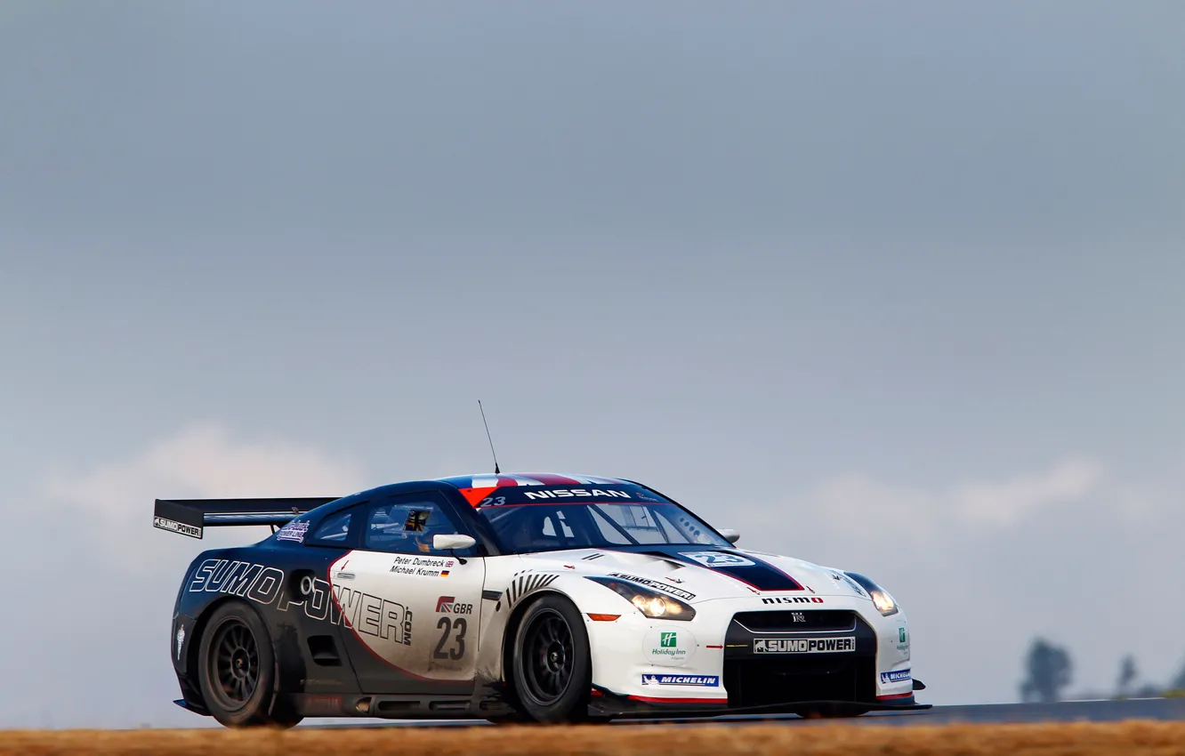 Фото обои Nissan, GT-R, GT1, Sumo Power, FIA GT1