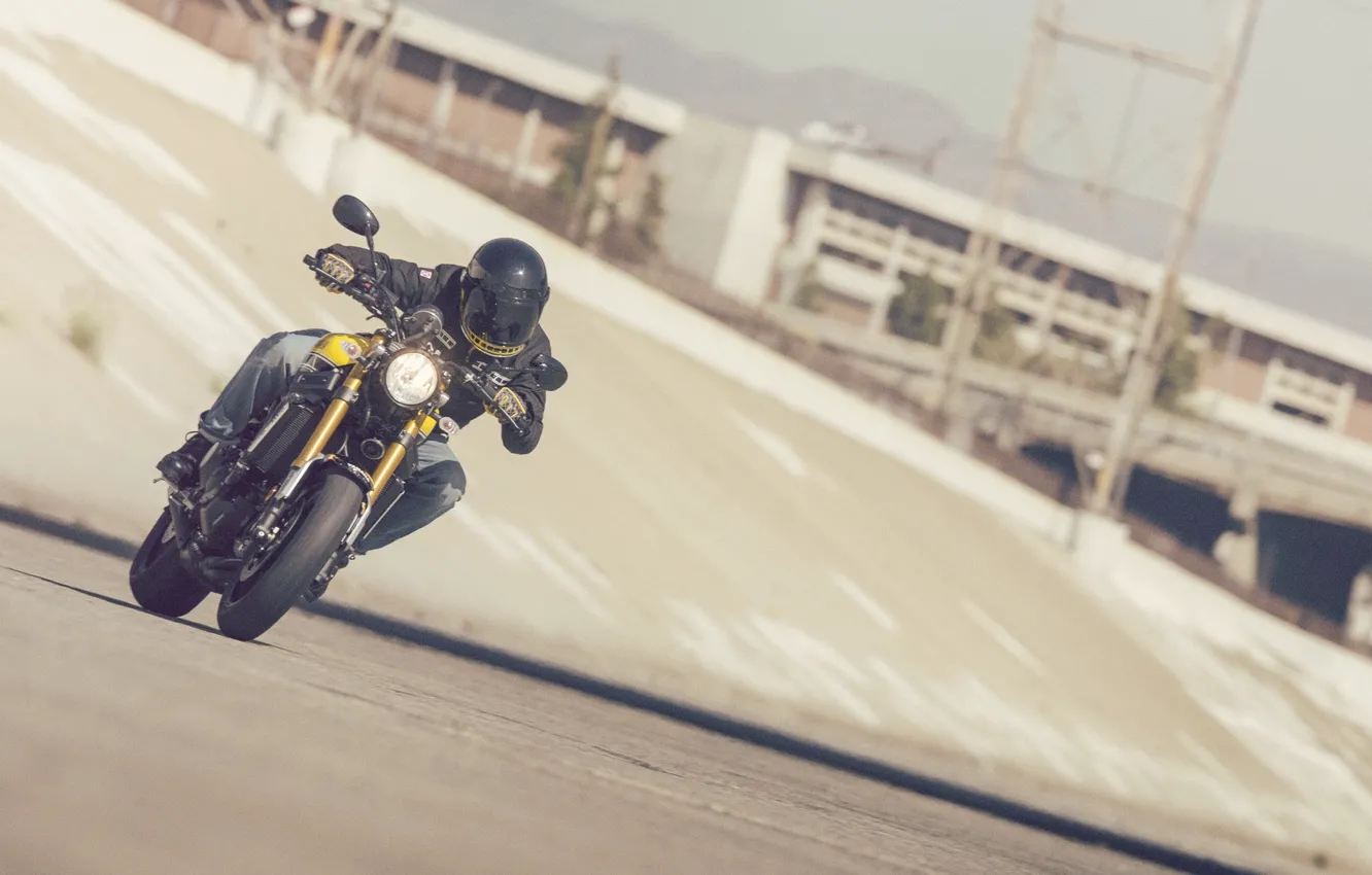 Фото обои Yamaha, moto, style, yellow, sportclassic, 2016, XSR900