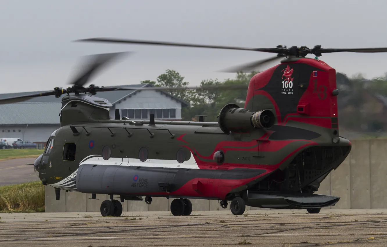 Фото обои вертолёт, военно-транспортный, Chinook, CH-47, «Чинук»