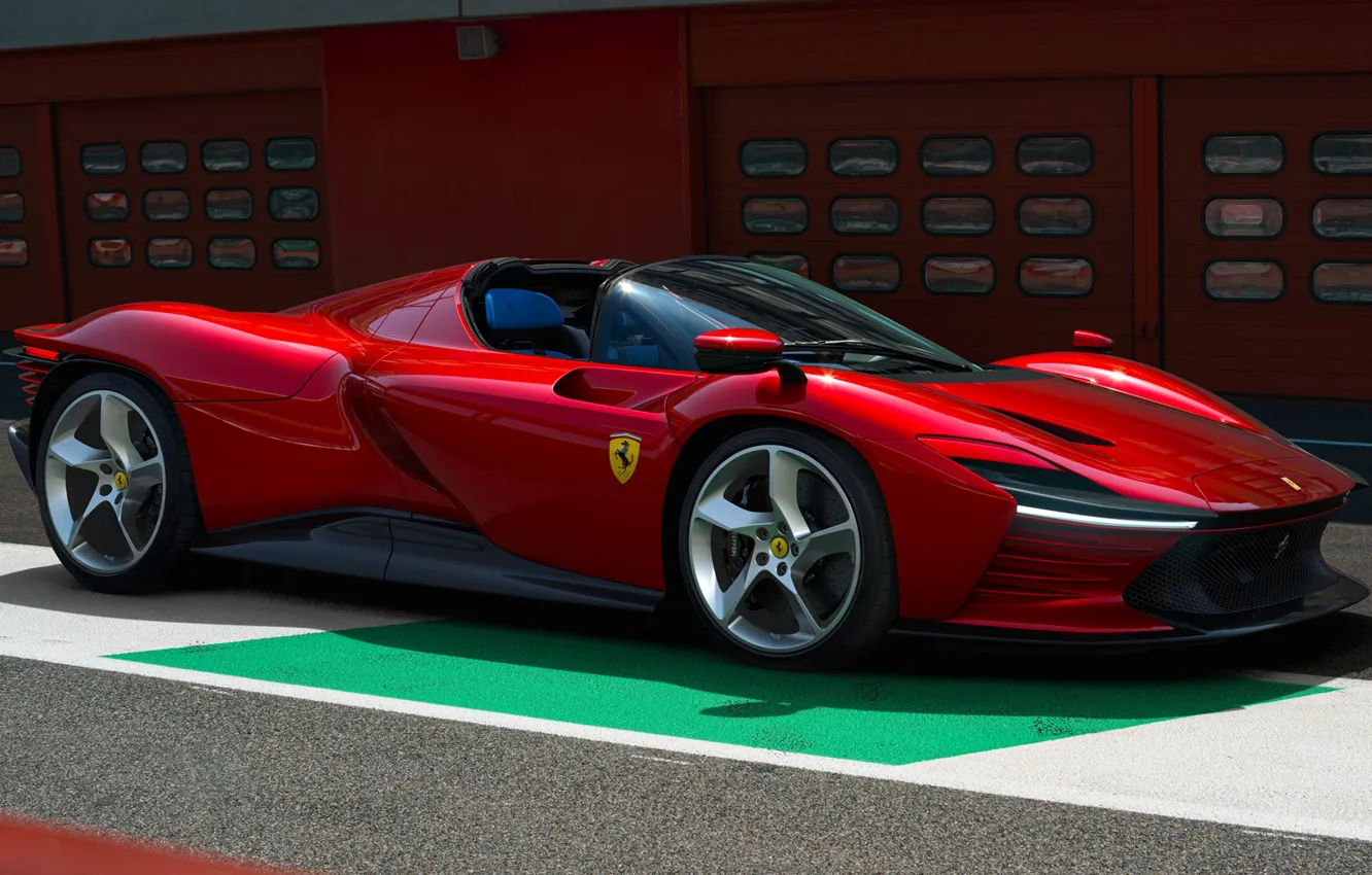 Фото обои спорт кар, экстерьер, обтекаемые формы, Ferrari Daytona SP3