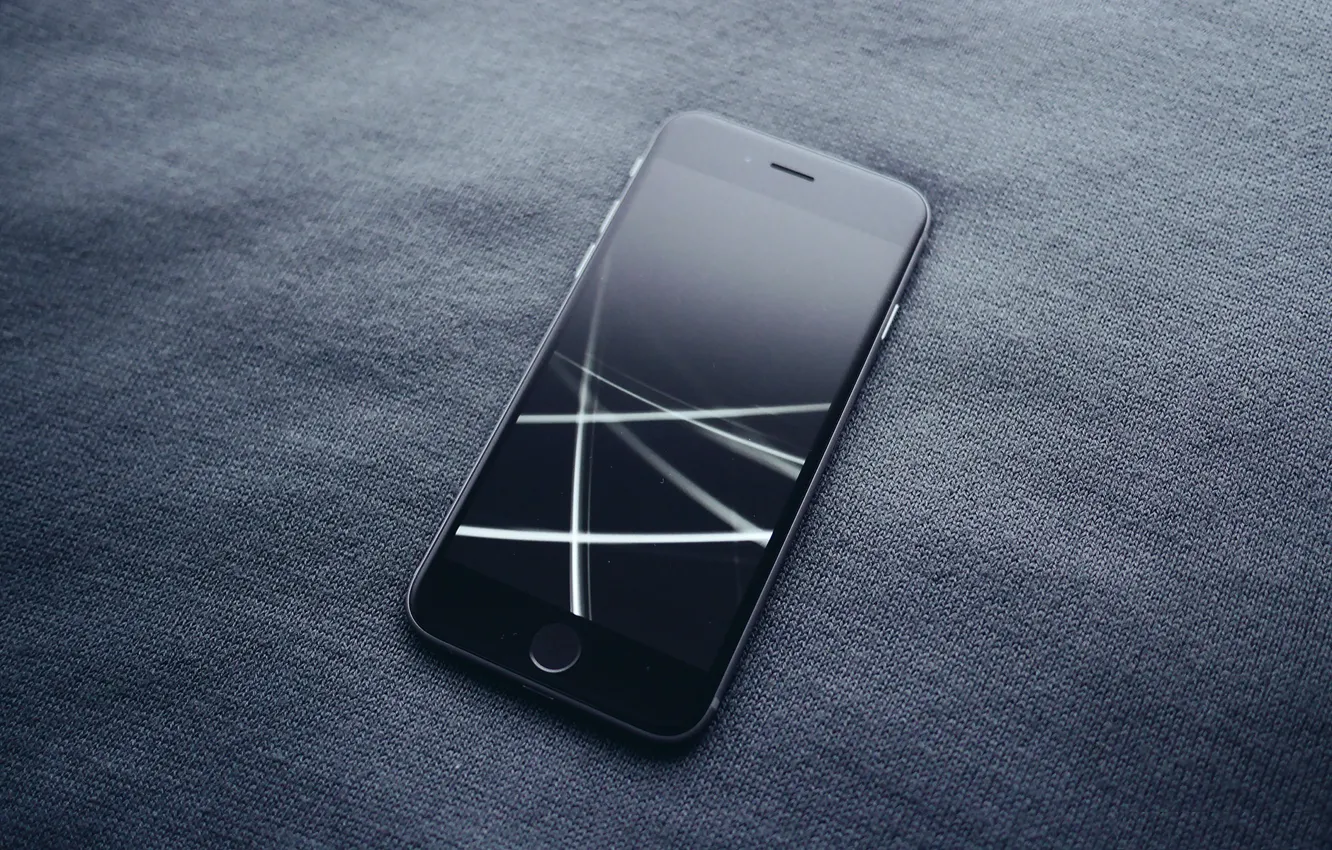 Фото обои стиль, чёрный, смартфон, эппл, iphone 6
