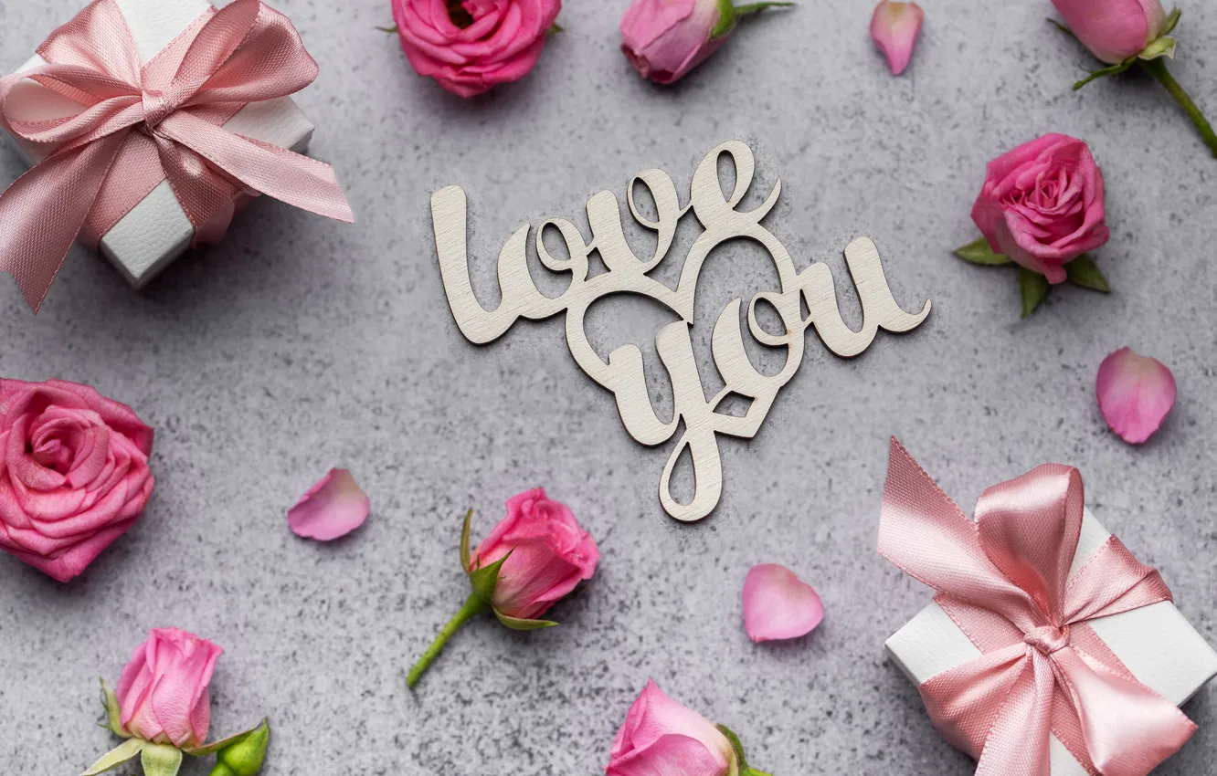 Фото обои любовь, цветы, подарок, романтика, сердце, розы, love, happy