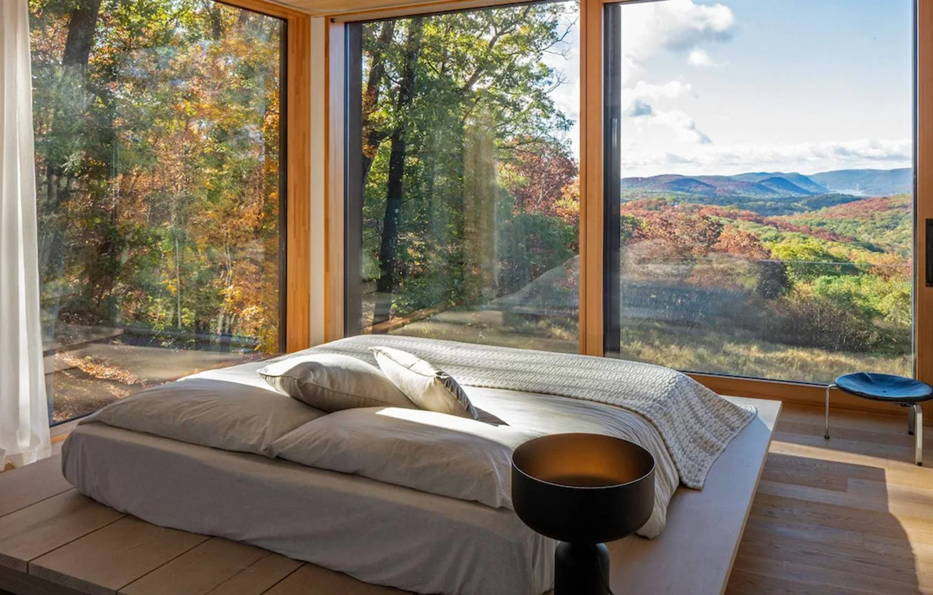 Фото обои комната, интерьер, спальня, New York, штат Нью-Йорк, Cold Spring, by Alloy Development, Cold Spring Residence