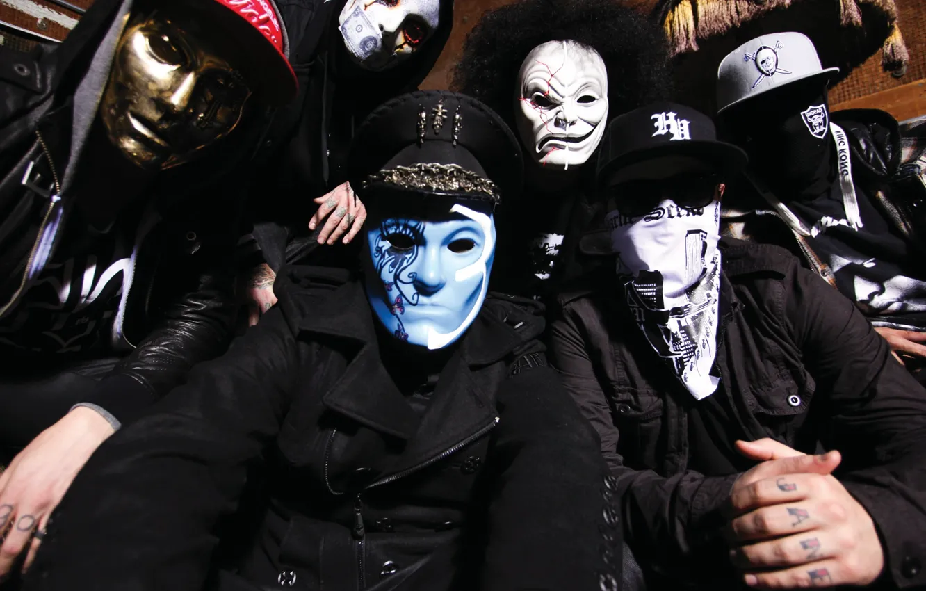 Фото обои музыка, Music, Hollywood Undead, Rapcore, альтернатива