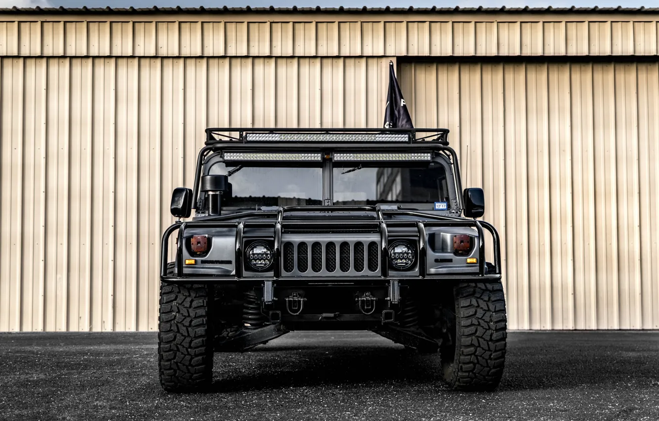 Фото обои Front, Hummer, Brutal