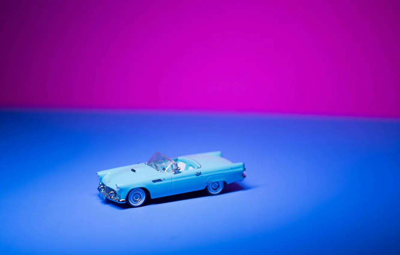 Фото обои Pink, Car, Blue, Wallpaper, Toy