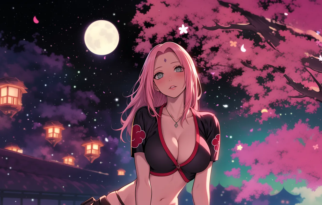 Фото обои аниме, сакура, арт, наруто, naruto, anime, art, sakura