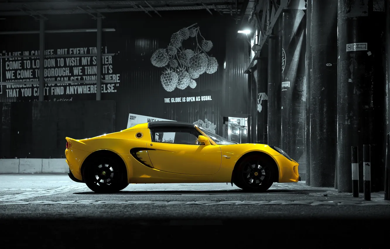 Фото обои машина, фон, Lotus Elise