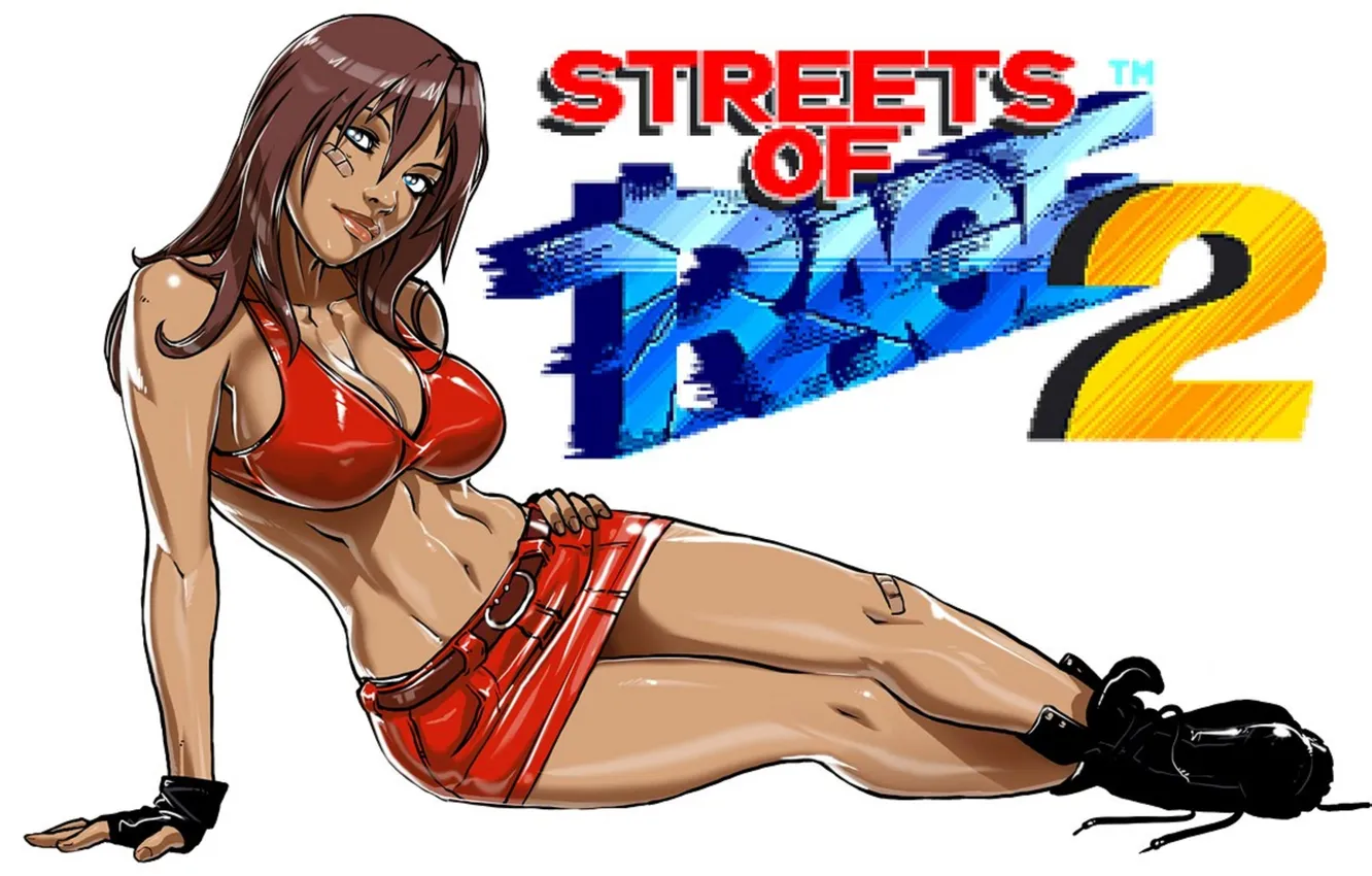 Фото обои девушка, игра, Streets Of Rage 2, Blaze